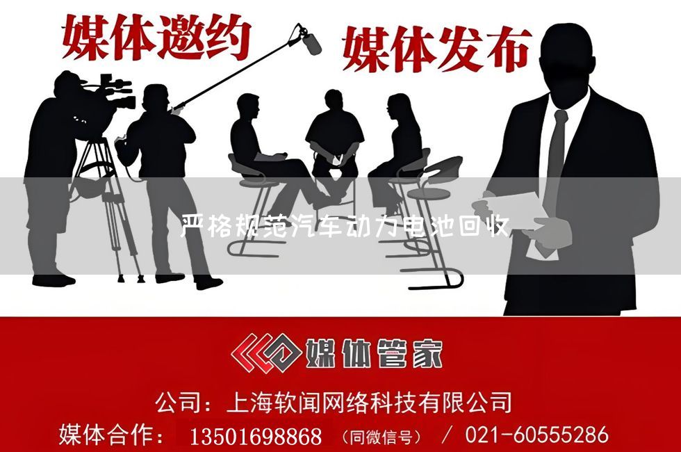 严格规范汽车动力电池回收