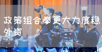 政策组合拳更大力度稳外资